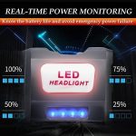 Акумулаторен LED челник, Супер ярък фенер, червена светлина, акумулаторни презареждащи батерии, работа 7-14ч. - Image 3