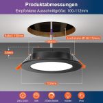 6бр. Модерни SMART LED прожектори за таван, за вграждане, 10W, 1000LM, студено и топло бяло – 2700К – 6000К с приложение работят с Alexa - Image 6