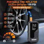 Jump starter, startova bateriq za akumulatori, power bank, kompresor za gumi