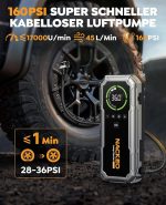 jump starter 8000A s kompresor 160PSI