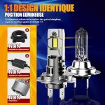 H7 led krushki za avtomobil 100W