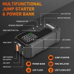 Jump starter, startova bateriq za akumulatori, power bank, kompresor za gumi