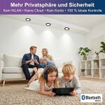 6бр. Модерни SMART LED прожектори за таван, за вграждане, 10W, 1000LM, студено и топло бяло – 2700К – 6000К с приложение работят с Alexa - Image 5