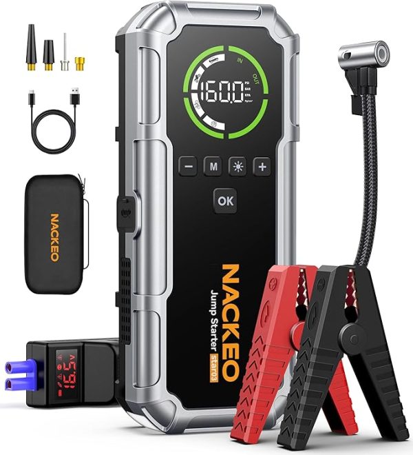 jump starter 8000A s kompresor 160PSI