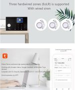 Система за домашна сигурност с хъб панел, WiFi и GSM алармен комплект, сензори за врати/прозорци, PIR детектор за движение и дистанционно управление. Лесна инсталация - Image 3