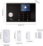 Система за домашна сигурност с хъб панел, WiFi и GSM алармен комплект, сензори за врати/прозорци, PIR детектор за движение и дистанционно управление. Лесна инсталация - Image 2