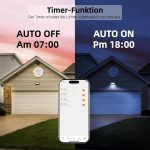 RGBW LED прожектор 80 W, с променящи се цветове, еквивалентен на 800 W, 16 милиона цвята с таймер за групиране, 2700 K топло бяло, клас на водозащита IP66 за външно и вътрешно ползване - Image 2