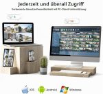 2бр ctronics 2.5K 4MP Външна WiFi камера за видеонаблюдение, 2560 x 1440P PTZ WiFi IP камера за външна употреба с автоматично проследяване, разпознаване на хора, 30 м нощно виждане в цвят, двупосочно аудио, IP66, - Image 4