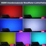 150 W Thunderbolt Strobe Effect Light Scene Backlight 270 RGB + 180 бели светодиода, за партита, клубове, барове и др. - Image 4