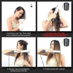 Преса за коса с въздух, PARWIN PRO BEAUTY Ion Air Straightener, без нагревателни плочи, от мокро към сухо, изправяне с въздух, макс. приблизително 160 °C, за средна и дълга коса (35-75 см), 1200 W - Image 3