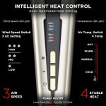 Преса за коса с въздух, PARWIN PRO BEAUTY Ion Air Straightener, без нагревателни плочи, от мокро към сухо, изправяне с въздух, макс. приблизително 160 °C, за средна и дълга коса (35-75 см), 1200 W - Image 5