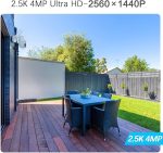 2бр ctronics 2.5K 4MP Външна WiFi камера за видеонаблюдение, 2560 x 1440P PTZ WiFi IP камера за външна употреба с автоматично проследяване, разпознаване на хора, 30 м нощно виждане в цвят, двупосочно аудио, IP66, - Image 6