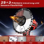 Акумулаторен винтоверт, 21V s 2бр батерии 2000mAh 45Nm 25+3 нива на въртене 2 скоростен контрол, LED осветление, индикатор за състоянието на зареждането - Image 5