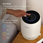 Bosch Air 1000, Пречиствател на въздух, За помещения до 23 м² | С 3-в-1 въздушен филтър, интелигентен сензор, автоматичен режим, тих режим (< 25 dB(A)), CADR: 100 м³/ч - Image 4