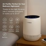 Bosch Air 1000, Пречиствател на въздух, За помещения до 23 м² | С 3-в-1 въздушен филтър, интелигентен сензор, автоматичен режим, тих режим (< 25 dB(A)), CADR: 100 м³/ч - Image 6