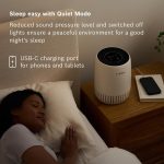 Bosch Air 1000, Пречиствател на въздух, За помещения до 23 м² | С 3-в-1 въздушен филтър, интелигентен сензор, автоматичен режим, тих режим (< 25 dB(A)), CADR: 100 м³/ч - Image 5