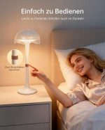 Комплект 2бр Акумулаторна RGB LED нощна лампа, безжична сензорна, димируема, 3 цветни температури, презареждаща се преносима нощна лампа, модерен дизайн за спалня, ресторант, бар - Image 4