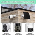 Соларен панел 5V 5W IP65 4м кабел за пръстеновидна камера Cam/Pro/Plus IP65 водоустойчиво соларно зарядно - Image 6