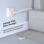 Ethernet кабел Cat7 Високоскоростен гигабитов RJ45 пач кабел, интернет плоска лента, съвместим с рутер, модем, компютър, лаптоп - Image 5