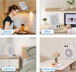Малък USB настолен вентилатор с акумулаторна батерия 5000mAh - Image 2
