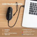 Ултразвуково Устройство против лай, с акумулаторна батерия 1200mAh, за отблъскване на лаещи кучета с двойна честота, подходящо за обучение на кучета - Image 2