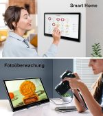 15,6-инчов Touchscreen монитор, FHD 1920 × 1080 IPS сензорен монитор за лаптоп, HDMI, VGA, DVI, поддържа VESA монтаж, съвместим с лаптопи, компютри, PS5/4, Xbox - Image 2