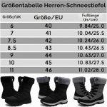 EU 45 – Спортни Зимни ботуши, водоустойчиви, с подплата, топли, неплъзгащи се - Image 2