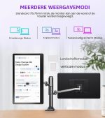 15,6-инчов Touchscreen монитор, FHD 1920 × 1080 IPS сензорен монитор за лаптоп, HDMI, VGA, DVI, поддържа VESA монтаж, съвместим с лаптопи, компютри, PS5/4, Xbox - Image 4
