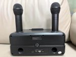 Караоке Bluetooth колона с 2 безжични микрофона,Уникален звук с лед парти светлини за домашно парти 2 х 10W първокласни широколентови високоговорителя, - Image 4