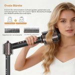 мултистайлър 5 в 1 Комплект за стилизиране на коса 1300W, 110 000 об/мин, със сешоар, кръгла четка, четка с горещ въздух, автоматична маша 32 мм, преса за изправяне и сушене - Image 3