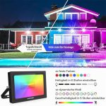60W RGB прожектор Meikee с дистанционно управление, 10 цвята, таймер, 6 нива на яркост, 30 режима с дистанционно управление. - Image 7