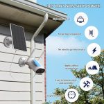 Соларен панел 5V 5W IP65 4м кабел за пръстеновидна камера Cam/Pro/Plus IP65 водоустойчиво соларно зарядно - Image 3