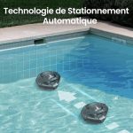 AIPER Pool Robot, Безжична прахосмукачка за басейн, Батерийна, Прахосмукачка за Под с 90 минути работа, Автоматично Паркиране, Двойни Задвижващи Мотори и LED Индикатори, Идеална за Басейни с Плоско Дъно до 80 м² - Image 5